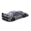 Inno64 Ferrari F40 Liberty Walk Chrome Black 1/64 Diecast Model Araba
