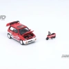 Inno64 Honda City Turbo II Coca-Cola Livery With Motocompo 1/64 Diecast Model Araba