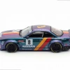 Inno64 Nissan Silvia S14 Rocket Bunny Boss Magic Purple 1/64 Diecast Model Araba