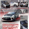Inno64 Nissan Skyline GT-R R35 Top Secret Malaysia Diecast Expo 2024 1/64 Diecast Model Araba