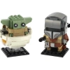 LEGO BrickHeadz Star Wars Mandalorian ve Çocuk Yapım Seti 75317