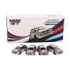 Mini GT 1:64 Lancia Delta HF Integrale Evoluzione 1992 Rally MonteCarlo Martini Racing 4lü Set