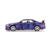 Mini GT 1:64 Nissan Skyline GT-R (R34) V-Spec II Digital Camouflage Purple