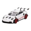 Mini GT 1/64 Porsche 911 (992) GT3 RS White with Pyro Red Accent Package