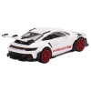 Mini GT 1/64 Porsche 911 (992) GT3 RS White with Pyro Red Accent Package