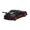 Mini Gt 1/64 Porshe 911 GT3 RS Black With Pyro Red