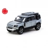 Tarmac Works 1/64 Land Rover Defender 110 Grey Metallic