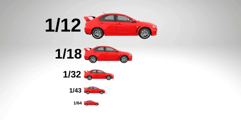 Diecast Arabaların Ölçekleri