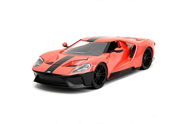 1:24 Jada Pink Slips 2017 Ford GT Metallic Orange Model Araba