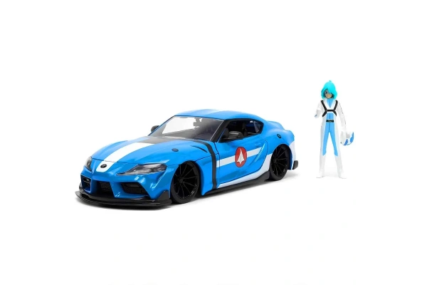 1:24 Jada Robotech M Sterling 20 Toyota Supra Mavi