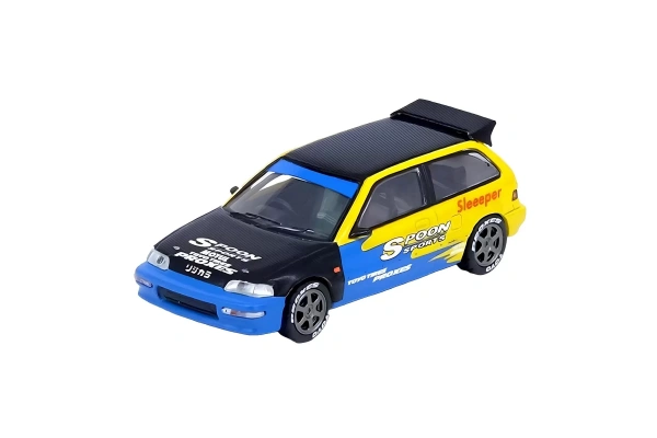 Inno64  Honda Civic Spoon Livery By Toda Racing Japan 1/64 Diecast Model Araç
