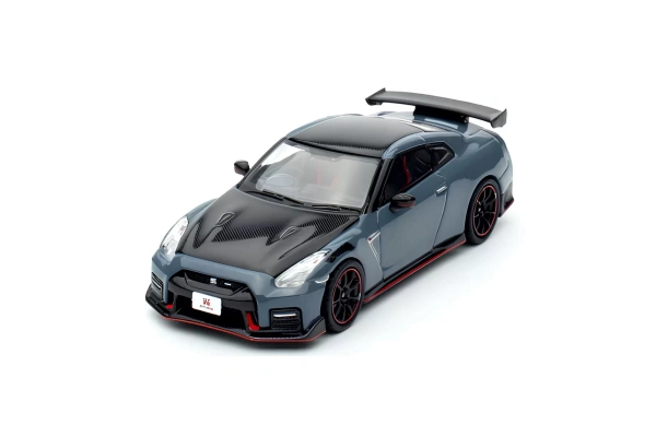 Inno64 2022 Nissan GT-R R35 Nismo Special Edition Stealth Grey Diecast Model Araç