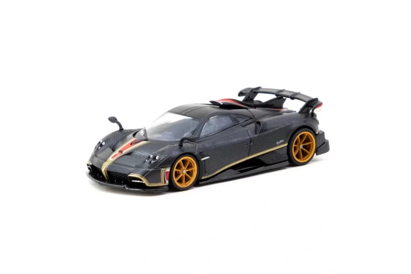 Tarmac Works 1/64 Pagani Imola Matt Black Carbon Fiber