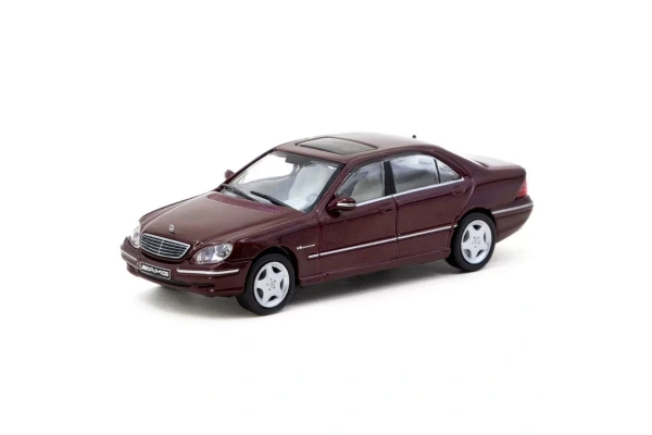 Tarmac Works 1/64 Mercedes-Benz S 55 AMG Bordeaux Red Metallic