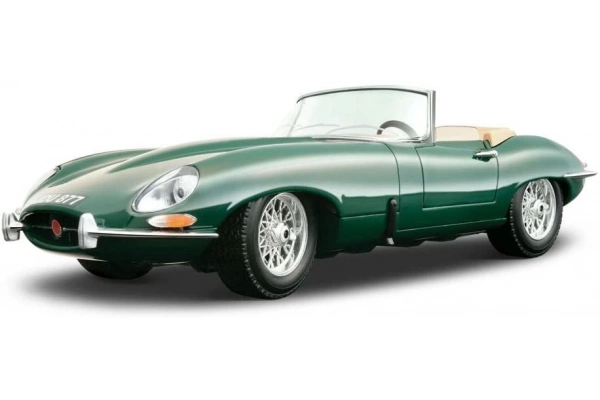 Bburago 1:18 Jaguar E Type Cabriolet 1961 Yeşil Model Araba