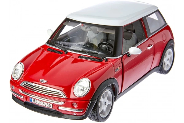Bburago 1:18 Mini Cooper 2001 Kırmızı Model Araba