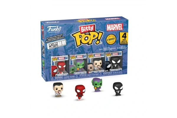 Funko Bitty POP: Marvel - Spider-Man 4lü Paket Chase