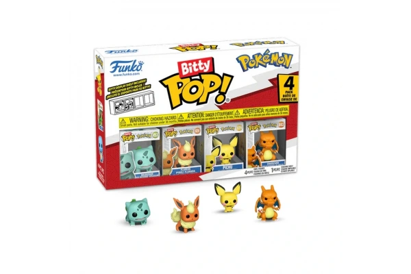 Funko Bitty POP: Pokemon- Bulbasaur 4lü Paket