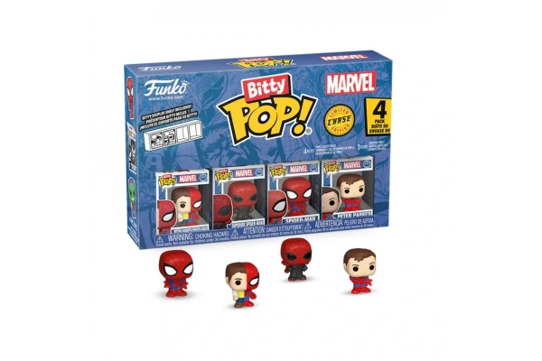 Funko Bitty POP: Spider-Man - Peter Parker Split 4lü Paket