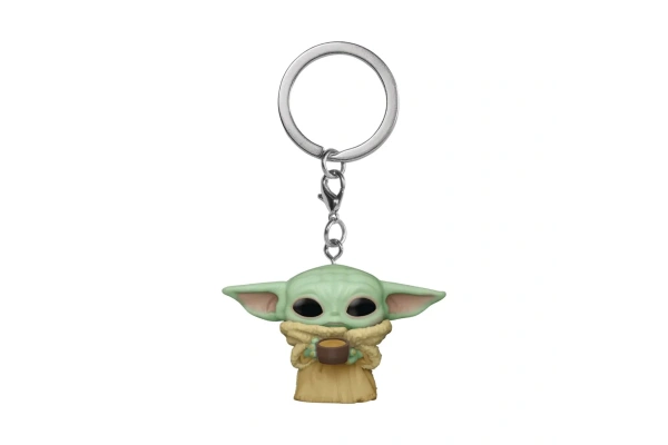 Funko POP Anahtarlık Star Wars Mandalorian The Child With Cup