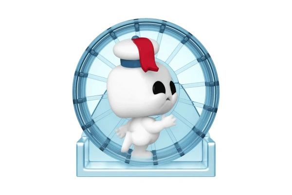 Funko POP Deluxe Ghostbusters - Mini Puft in Hamster Wheel