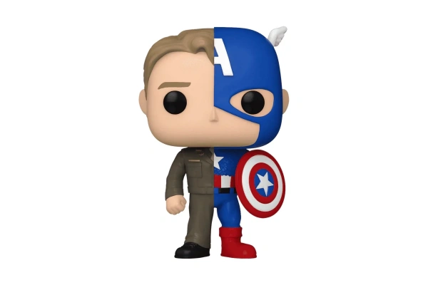 Funko POP Marvel Steve Rogers/Captain America Split