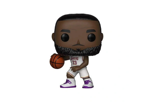 Funko POP NBA Lakers Lebron James White Uniform