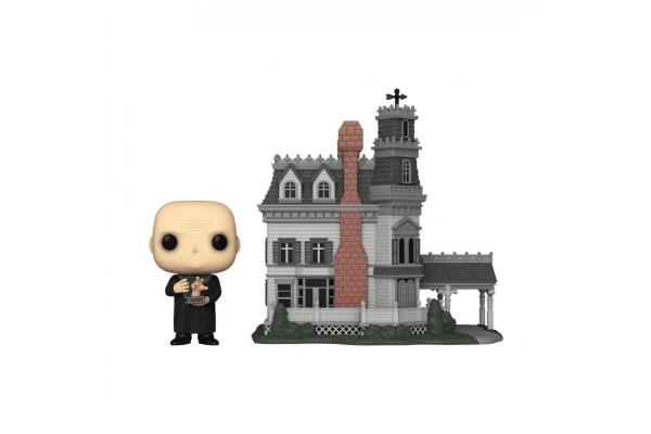 Funko POP Town Deluxe: The Addams Family Home - Uncle Fester & Addams Family Mansion
