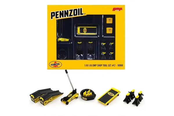 Greenlight 1:18 Pennzoil Tool Set 18968