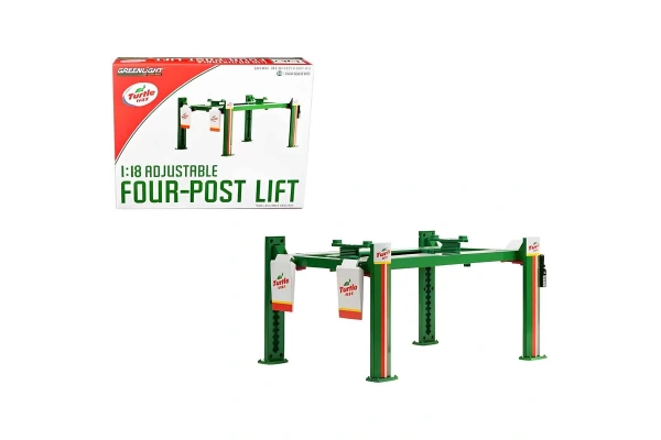 Greenlight 1:18 Turtle Wax - Adjustable Four Post Lifts Series 13656