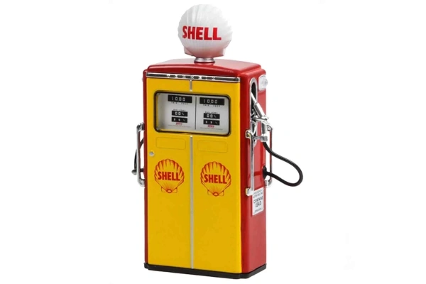 Greenlight 1:18 Vintage Shell 1954 Tokheim 350 İkiz Benzin Pompası Seri 12