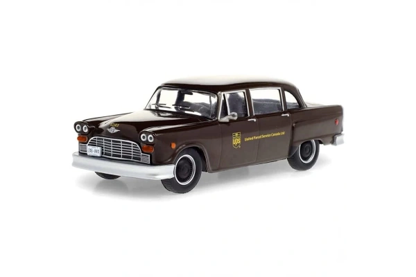 Greenlight 1:43 1975 Checker Taxicab Parcel Delivery UPS