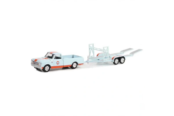 Greenlight 1:64 1968 Chevrolet C-10 Shortbed and Tandem Car
