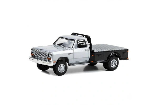 Greenlight 1/64 1985 Dodge Ram W350 Power Ram Dually Flatbed