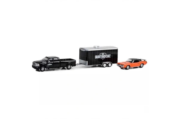 Greenlight 1/64 2022 Ram 2500 1970 Plymouth Cuda 340