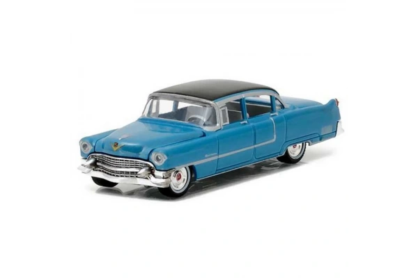 Greenlight 1/64 Hollywood Series 16 - Elvis Presley (1935-77) - 1955 Cadillac Fleetwood Series 60 Blue Cadillac