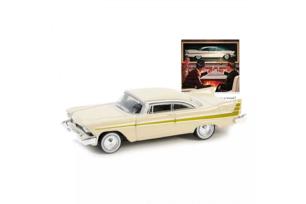 Greenlight 1/64 Vintage Ad Cars Series 10- 1957 Plymouth Fury