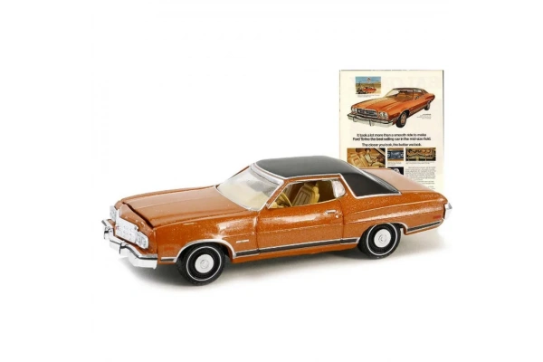 Greenlight 1/64 Vintage Ad Cars Series 10- 1973 Ford Gran Torino
