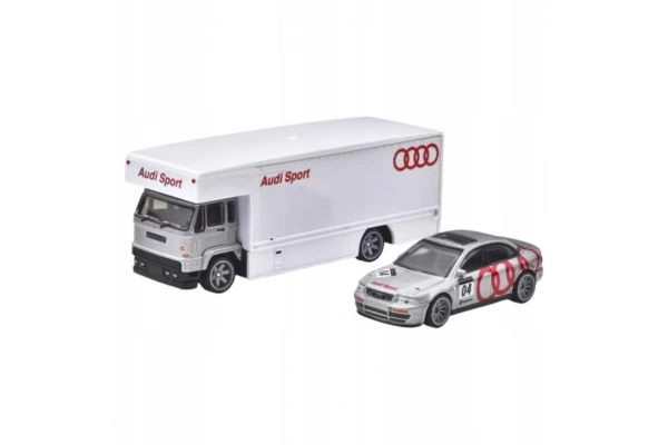 Hot Wheels Premium Team Transport Audi S4 Quattro & Fleet Flyer