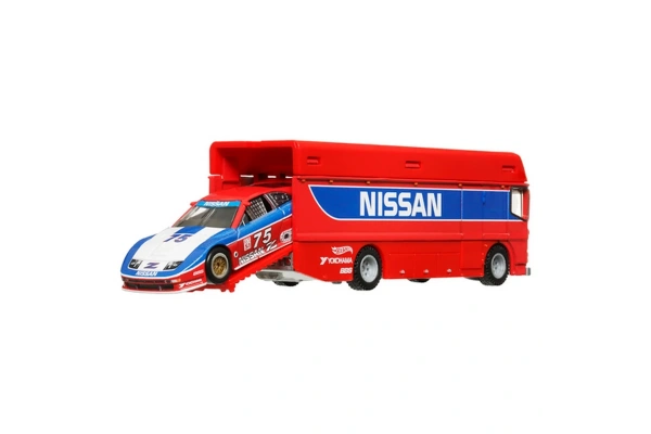 Hot Wheels Premium Team Transport Euro Hauler & 94 Nissan 300 ZX GTS HRV44