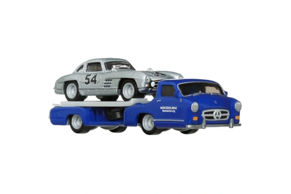 Hot Wheels Team Transport Mercedes Benz 300 SL 55 Blaues Wund HRV48