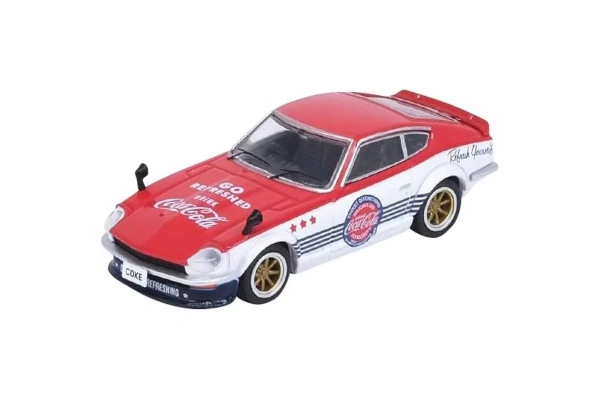 Inno64 Nissan Fairlady Z S30 Coca Cola Livery 1/64 Diecast Model Araba