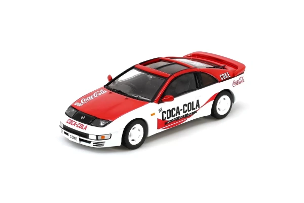Inno64 Nissan Fairlady Z (S32) Coca-Cola Livery 1/64 Diecast Model Araba
