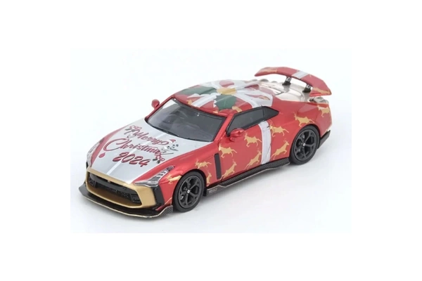 Inno64 Nissan GT-R50 XMas 2024 Special Edition 1/64 Diecast Model Araba
