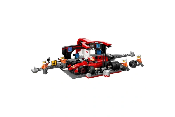 LEGO City Ferrari Arabalı F1 Pit Stop ve Pit Ekibi 60443