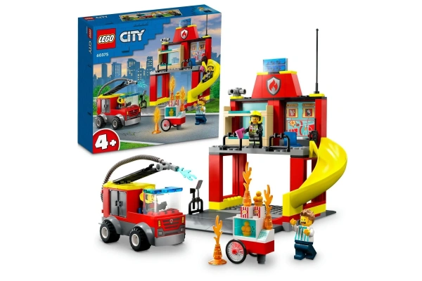 LEGO City İtfaiye Merkezi ve İtfaiye Kamyonu 60375