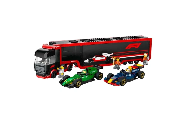 LEGO City RB20 ve AMR24 F1 Arabalı F1 Kamyonu 60445