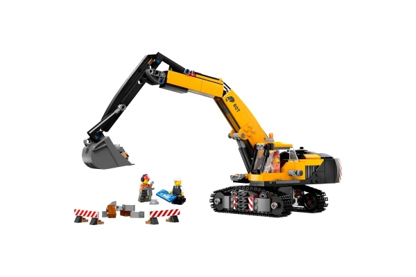 LEGO City Sarı İnşaat Ekskavatörü 60420