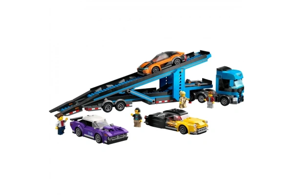 LEGO City Spor Arabalı Araç Taşıma Kamyonu 60408