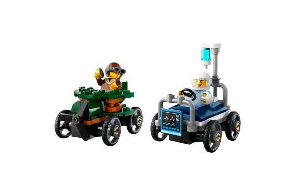 LEGO City Uçak, Hastane Yatağına Karşı Yarış Arabası Paketi 60459